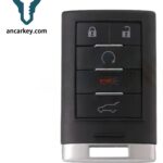 4+1Buttons NBG009768T 46CHIP ASK 315MHz Smart Key for Cadillac SRX