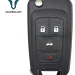 3+1button OHT01060512 315MHz Flip Key for Buick