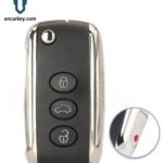 3+1Buttons KR55WK45032 46CHIP 315MHz Flip Remote Key for Bentley Continental GT / Flying Spur