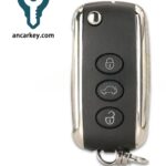 3Buttons KR55WK45032 46CHIP 433MHz Flip Remote Key for Bentley Continental GT / Flying Spur