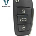 3button 4F0837220 IYZ3314 315MHz Flip Remote Key for Audi