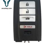 3+1button 72147-TZ3-A01(Drive1) KR5V1X 315MHz Smart Key for Acura
