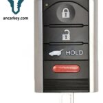 3+1button 72147-SZN-A71(Drive1) M3N5WY8145 314MHz Smart Key for Acura ZDX