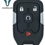 3+1Buttons 13584513 HYQ1EA 433MHz Smart Key for GMC Acadia