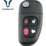 4Buttons NHVWB1U241 4D60 CHIP 433MHz Flip Key for Jaguar S-Type / X-Type / XJ8 / XJR