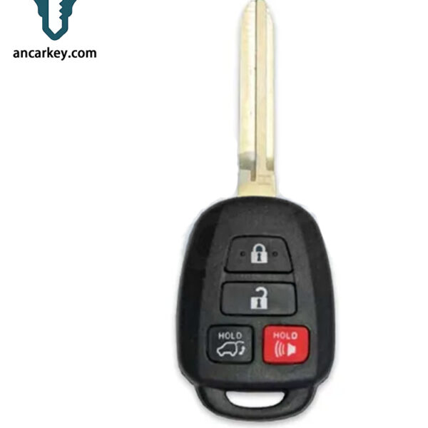 3+1Buttons HYQ12BDM 89070-42D40 4D-H CHIP 314MHz Head Key for 2013-2018 Toyota RAV4 Limited