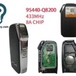 Kia Smart Card Car Key 433MHz 4A Chip (P/N: 95440-Q8200)