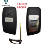 OEM Smart Card Car Key for Changan Oushang CX70 with 433MHz Frequency and 8A Chip Remote Key