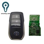 Original 3-Button Toyota Smart Key Fob (434MHz, 8A Chip, FR432) - Toyota Smart Card Remote Key