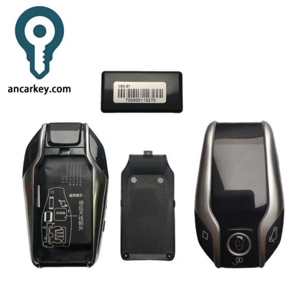 Universal Car Smart Key with LCD Display TK800+ with OBD Programming Module (Compatible with All Push-to-Start Vehicles)
