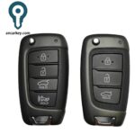 Replacement Flip Key Shell for Hyundai New Verna/Verna/Santa Fe/Elantra