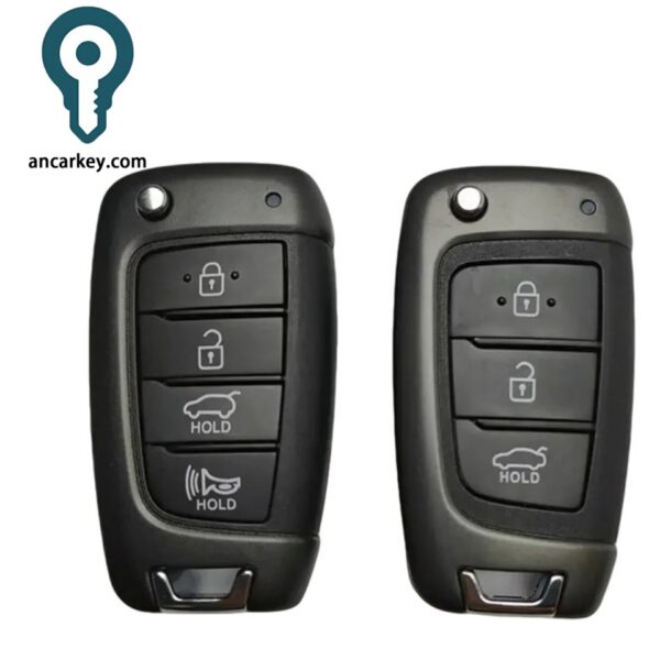 Replacement Flip Key Shell for Hyundai New Verna/Verna/Santa Fe/Elantra