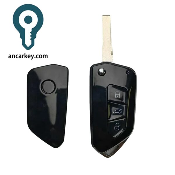 Modified Key Shell 202AD for VW Golf 8/Skoda/New Bora - Flip Key Case