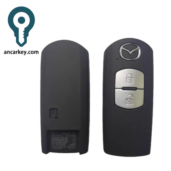 Original/OEM Mazda Smart Card Car Key (433MHz) - 2-Button Remote Key